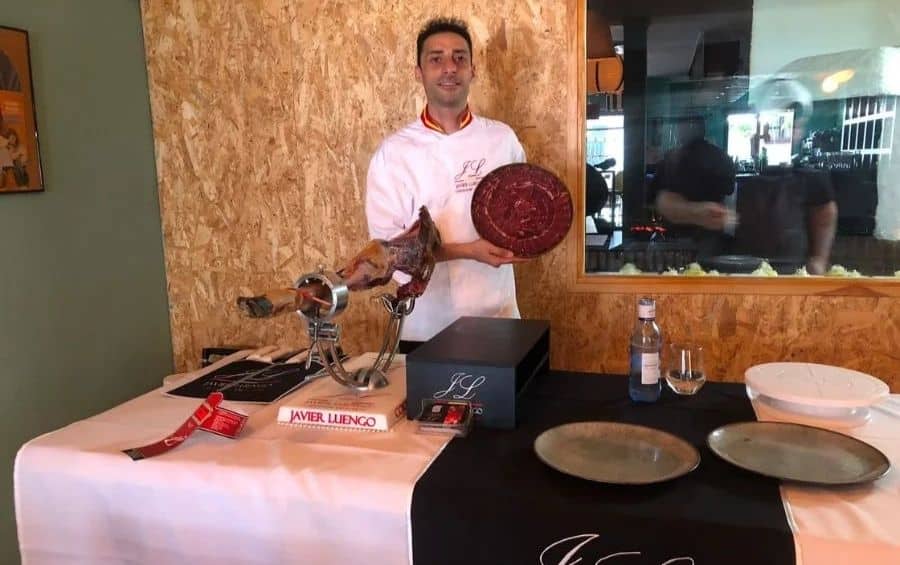 Javier Luengo Hera, Cortador de Jamón en Aranjuez