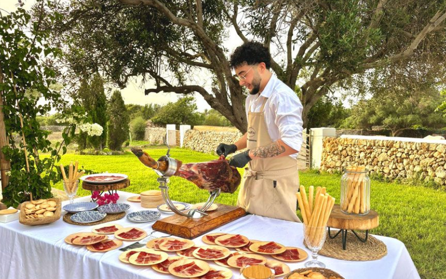 Marco Barceló Oliva, Cortador de Jamón en Menorca