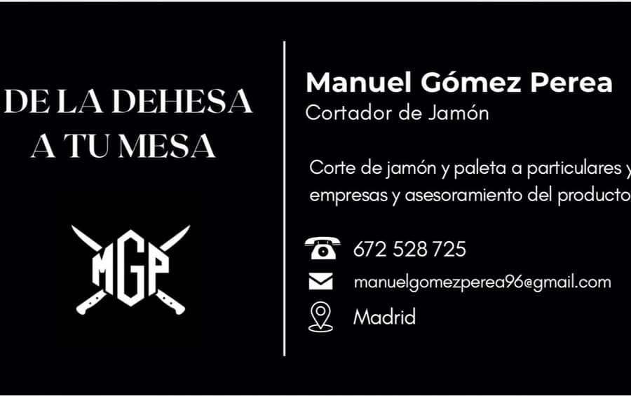 Manuel Gómez Perea | Cortador de jamón en Madrid y alrededores